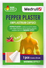 Medrull Pepper Plaster 6x10 cm pippurilaastari 1 kpl