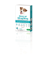 ATAXXA VET 500/100 mg paikallisvaleluliuos (koirille yli 4 kg-10 kg)1 ml