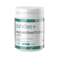 Puhdas+ Kalsiumsitraatti 200 mg X120 g