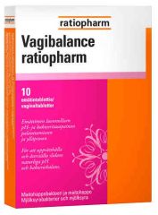 VAGIBALANCE RATIOPHARM EMÄTINTABLETTI 10 KPL